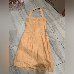 light orange abercrombie and fitch dress
